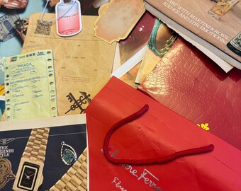 Vintage Ephemera Scrapbooking Junk Journal Kit - Quiet Luxury Bundle