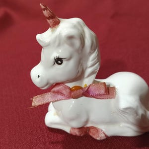 Cute Ceramic Unicorn Figurine