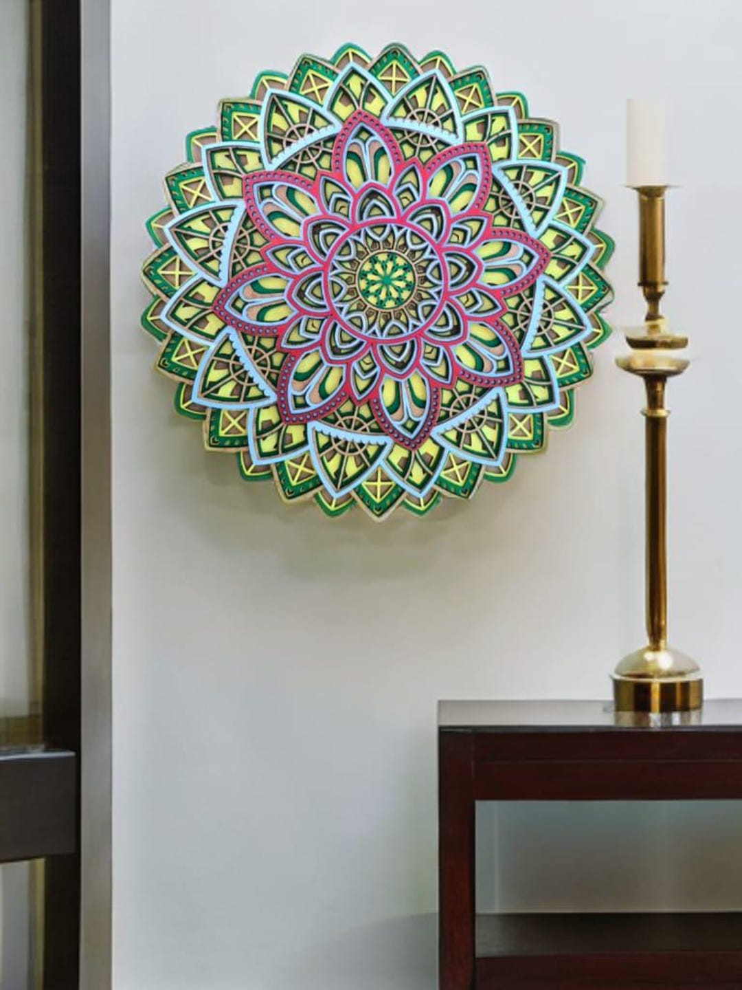3D Layered Mandala Wall Art - Etsy