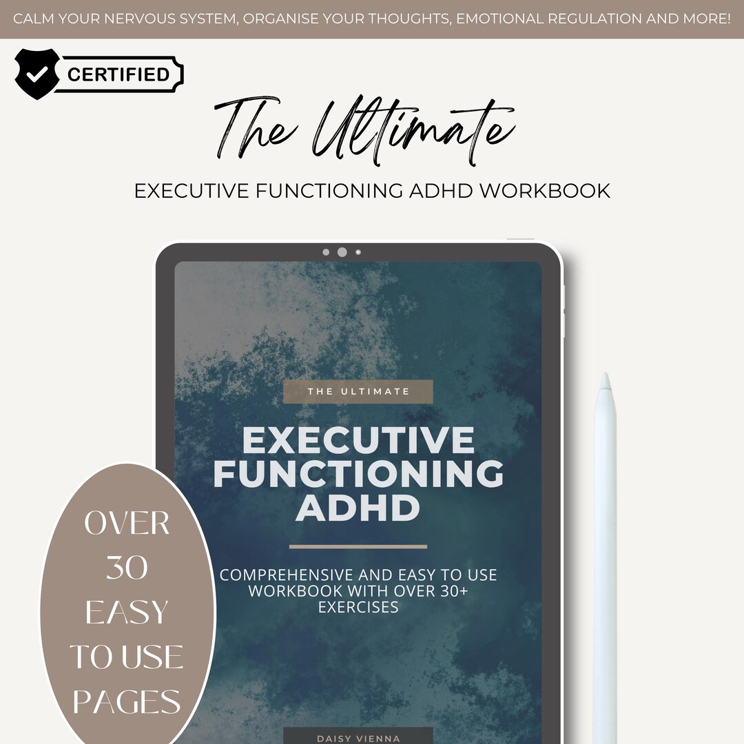 The Ultimate Executive Functioning ADHD Workbook - Organise Your ...