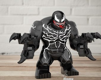 Custom Made Comic Movie Inspired Bigfig Black Venom Big Figure