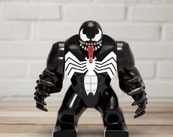 Custom Made Comic Movie Inspired Bigfig Black Venom Big Figure