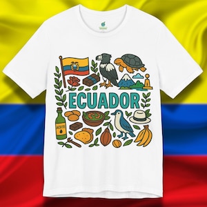 Ecuador Shirt – Andean Heritage Tee, Ecuadorian Pride Gift, Cultural Souvenir Unisex T-Shirt