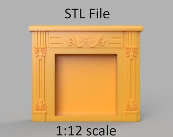 Chimenea en miniatura. Archivo STL para impresión 3D, escala 1:12.