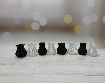 Miniature vase. STL/STEP file for 3D Printing, 1:12 Scale.