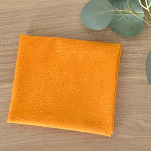 Spotted Cheddar Cotton Fabric: Fat Quarter or Fabric Length