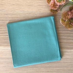 Devonstone Turquoise Cotton Solid Fabric: Fat Quarter or Fabric Length