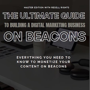 Beacons Store Guide PDF | Step-by-Step Setup for Digital Products | Monetize Link-in-Bio | Resell Rights | Instant Download PLR