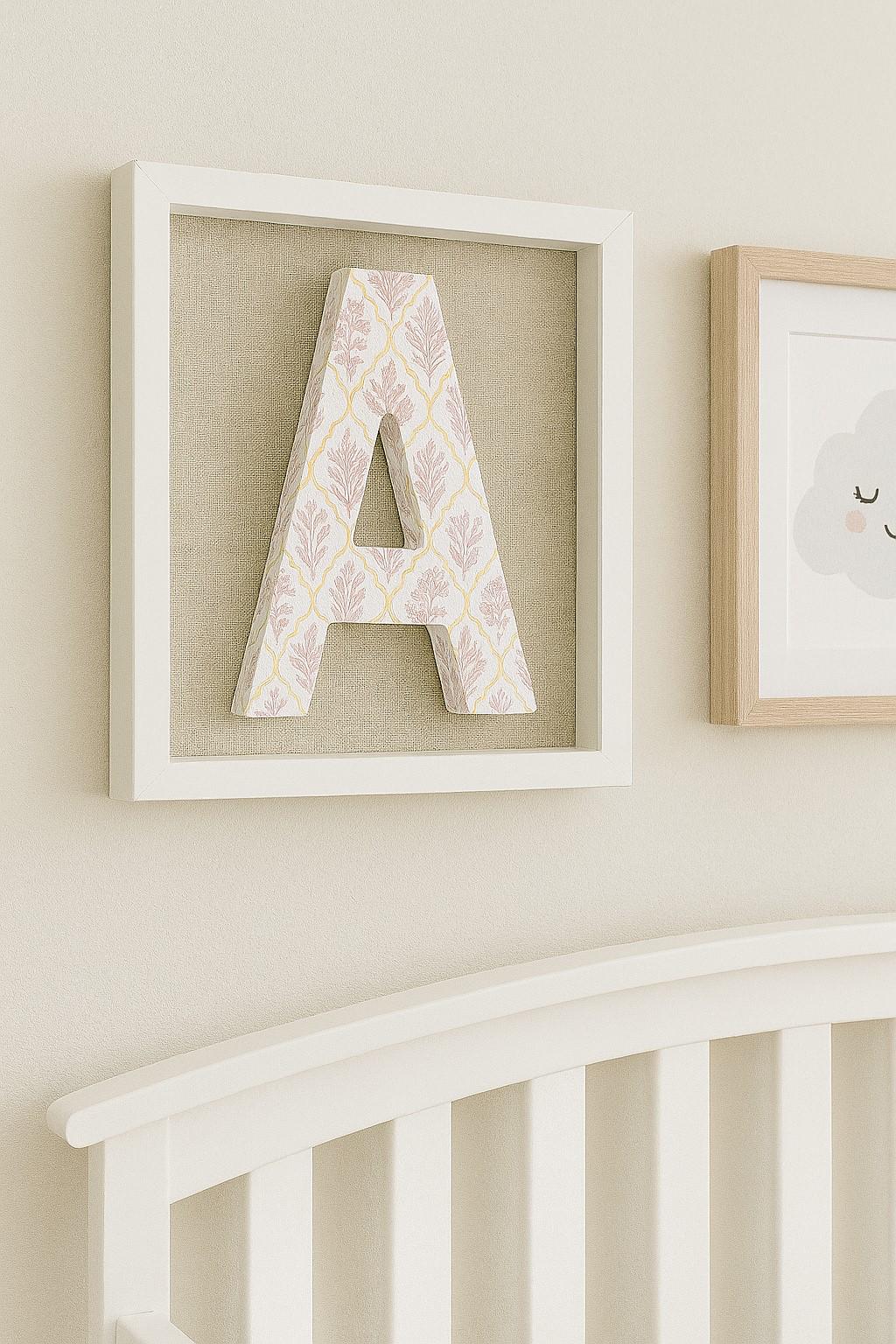 Custom Wooden Nursery Letter: Freestanding Baby Name Sign - Etsy