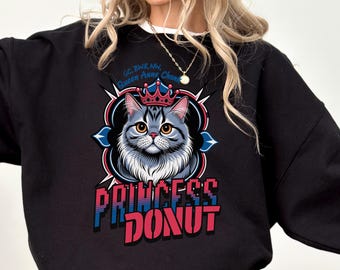 Camiseta Princesa Donut Cat, Camiseta Dungeon Crawler, Presente para Leitor de Fantasia