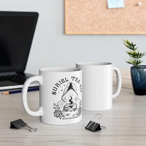 Suriel Tea Co Coffee Mug, ACOTAR Inspired Ceramic Mug, Gift for Readers image 5