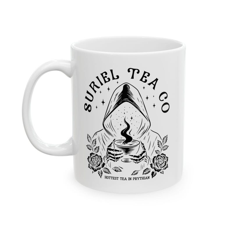Suriel Tea Co Coffee Mug, ACOTAR Inspired Ceramic Mug, Gift for Readers image 4