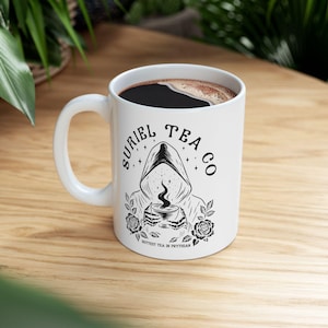 Suriel Tea Co Coffee Mug, ACOTAR Inspired Ceramic Mug, Gift for Readers image 6