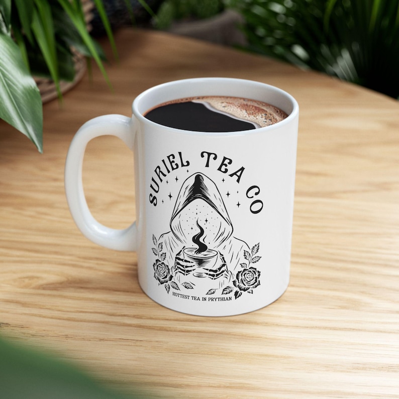 Suriel Tea Co Coffee Mug, ACOTAR Inspired Ceramic Mug, Gift for Readers image 6