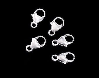 5 of 925 Sterling Silver Lobster Clasps 3.5x7.5 Mm. :th1716 - Etsy