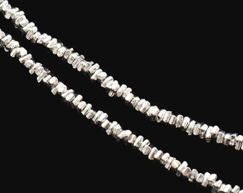 160 of Karen Hill Tribe Silver Little Stick Beads 1.8x1 mm.  :ka3395