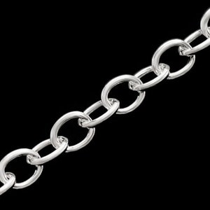 12 inches of 925 Sterling Silver Chain 5x7 mm. :th0396