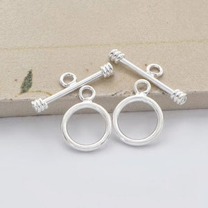 6 av 925 sterlingsilver-växlar 9 mm. :th0230m