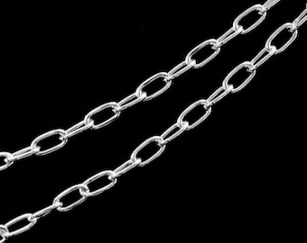 40 inches of 925 Sterling Silver Chain 2x4 mm. :th0590