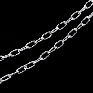 40 inches of 925 Sterling Silver Chain 2x4 mm. :th0590