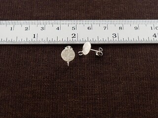 NKlaus 8084 - Orecchini A Perno In Argento 925 Placcato Oro: Forma Alata, Larghezza 4,8 Mm, Made In Germany!
