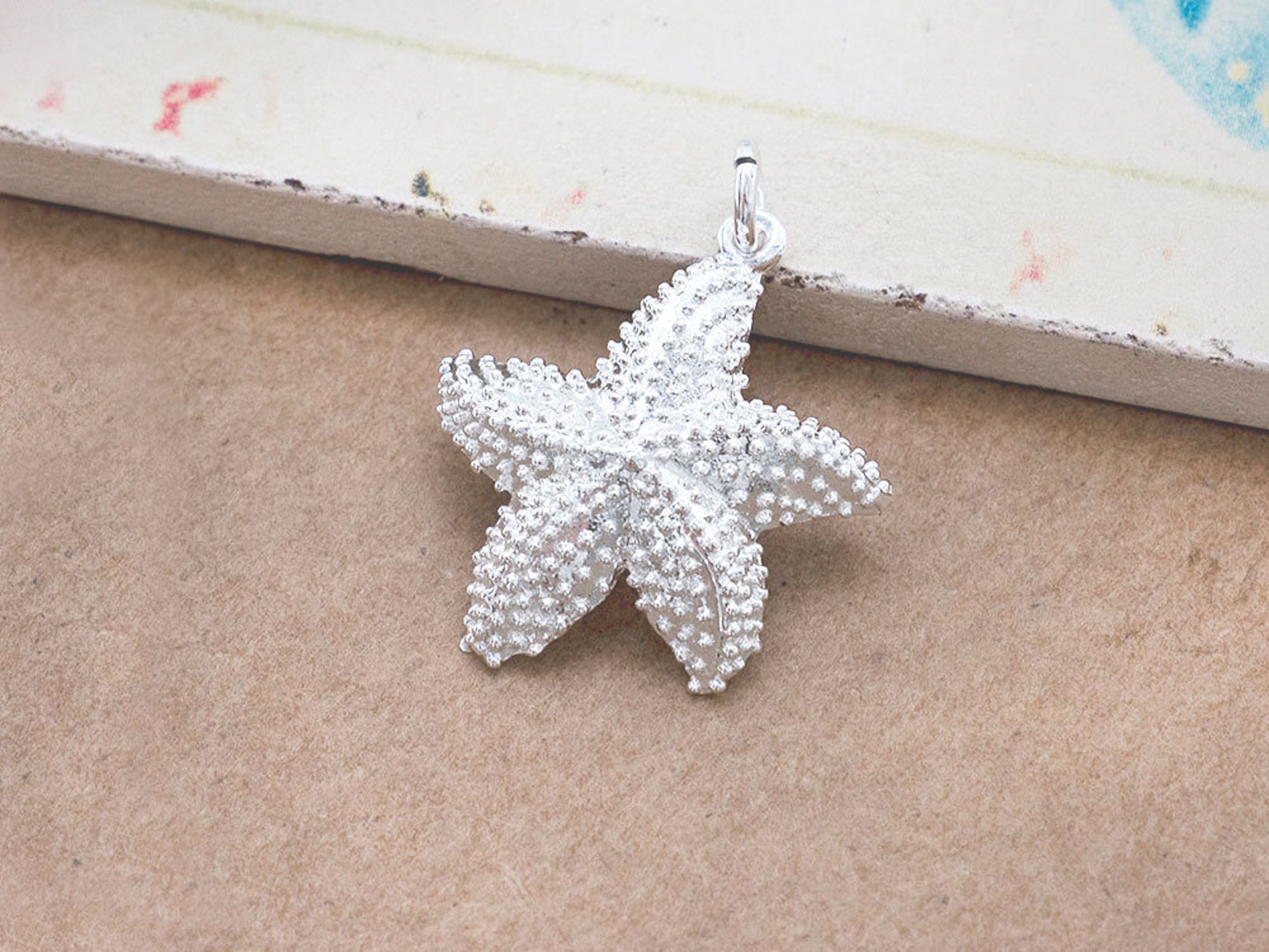 1 of 925 Sterling Silver Starfish Pendant 22mm. :th2002 - Etsy