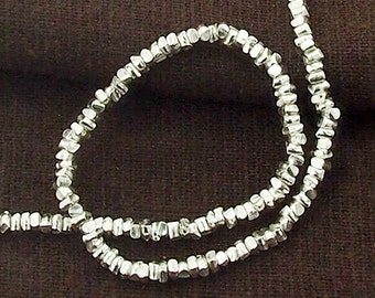 110 of Karen Hill Tribe Silver Little Stick Beads 2.2x1.3 mm.  :ka4188