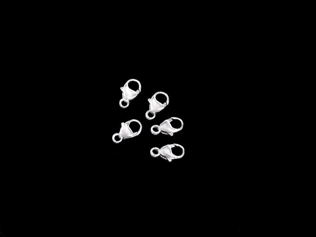 5 of 925 Sterling Silver Lobster Clasps 3.5x7.5 Mm. :th1716 - Etsy