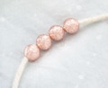 4 of 925 Karen Hill Tribe Rose Gold  Vermeil Style  Brushed Round Beads 7 mm.  :pg0635 product logo