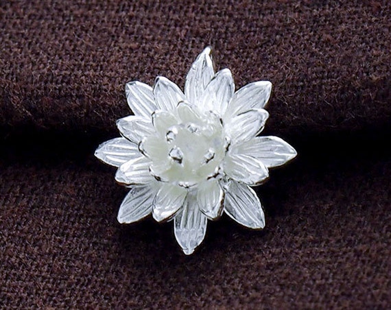 赤色 蓮の花モチーフ ペンダント 楽天市場】皐花1花 ネックレス フラワー レッド 両面赤