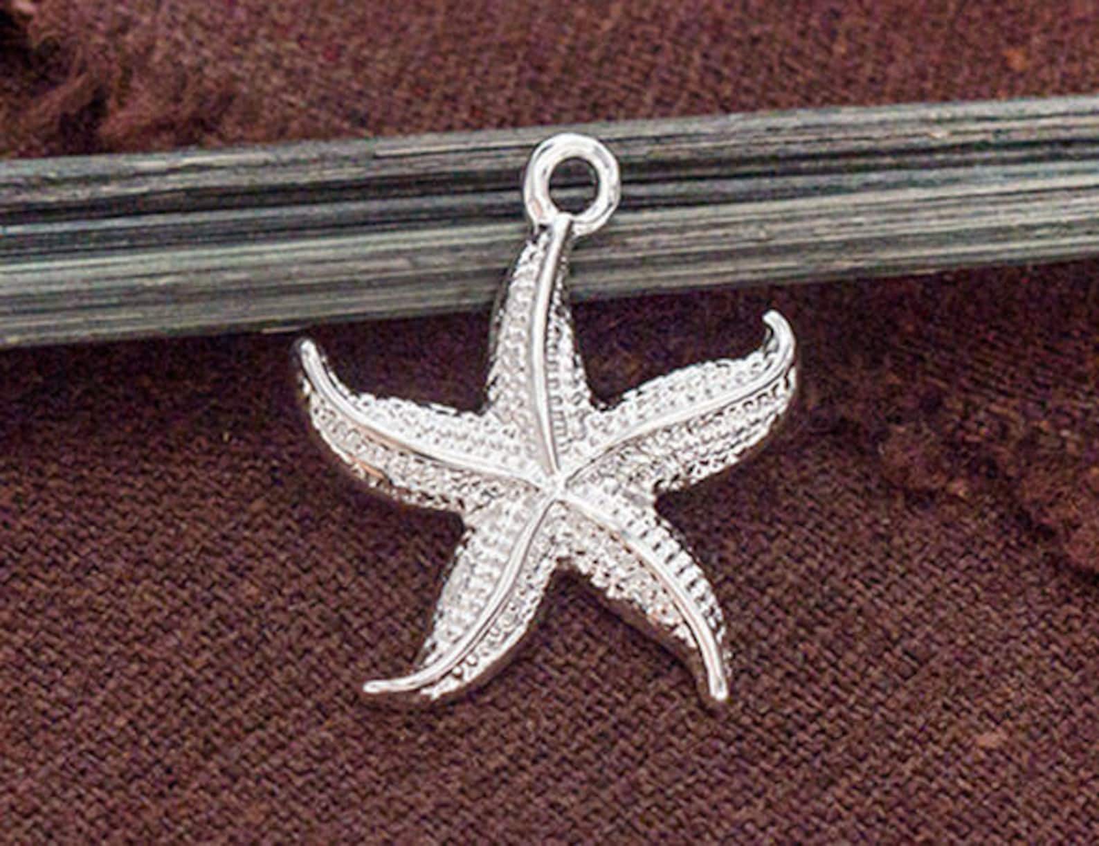 1 of 925 Sterling Silver Starfish Pendant 20mm. :th2607 - Etsy