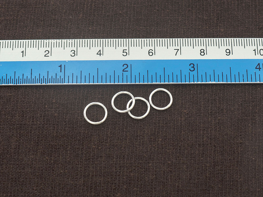 10 of 925 Sterling Silver Solder Jump Ring 1x9 Mm. th2349 Etsy Canada