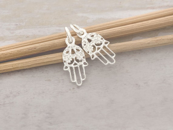 Elli Ciondolo Di Mano Hamsa Con Cristalli In Argento Sterling Elli Ciondolo Di Mano Hamsa Con Cristalli In Argento Sterling