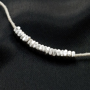 20 Stück Karen Hill Tribe Silver Disc Spacer Beads 3.5x1.6mm  :ka4272m