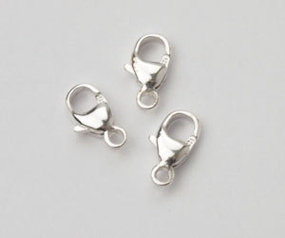 5 of 925 Sterling Silver Lobster Clasps 3.5x7.5 Mm. :th1716 - Etsy