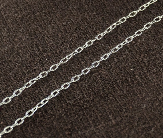 Etsy sterling on sale silver chain