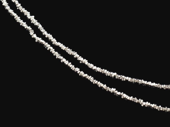 160 of Karen Hill Tribe Silver Little Stick Beads 1.8x1 Mm