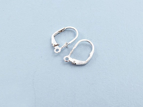 thumbnail interactive-video image 1 of 925 Sterling Silver Lever Back Earring Findings – 3 Pairs – Beadunion Jewelry Making Supplies 1 of 5