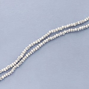 230 of Karen Hill Tribe Silver Faceted Seed Beads 1.6 mm. 13 :ka3513 image 2