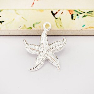 1 of 925 Sterling Silver Starfish Pendant 20mm. :th2607 - Etsy