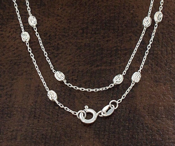 18 Inches of 925 Sterling Silver 