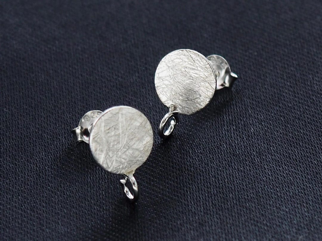 Orecchini da donna SILBERMOOS moneta romana cesare antico rotondo argento Sterling 925 lucido