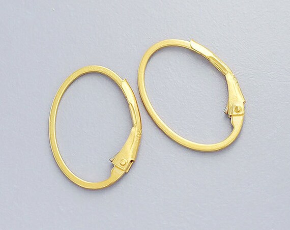 2 Pairs of Sterling Silver Gold Vermeil Style Oval Lever Back Earwires 12x17 Mm. :vm0198 - Etsy 2 Pairs of Sterling Silver Gold Vermeil Style Oval Lever Back Earwires 12x17 Mm. :vm0198 - Etsy