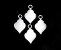 4 of 925 Sterling Silver Moroccan Style Drop Charms 9x12 mm. Polish Finished :tk0157 product logo