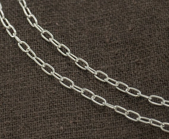 40 inch cheap silver chain
