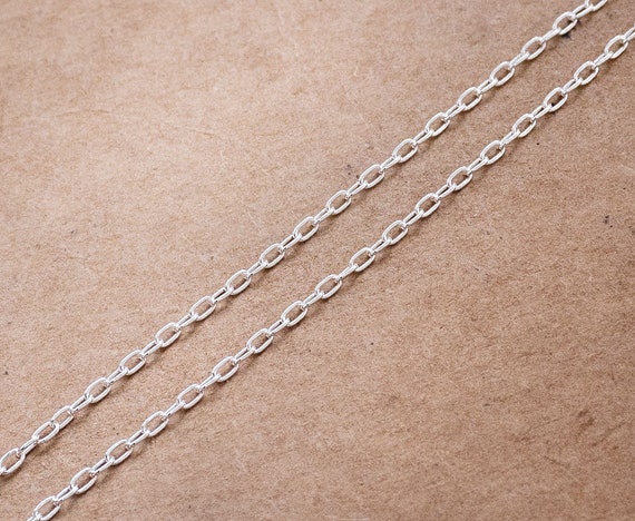 40 Inches of 925 Sterling Silver Chain 