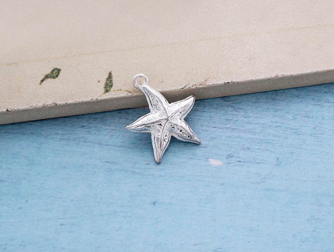 1 of 925 Sterling Silver Starfish Pendant 16mm. :th1508 - Etsy