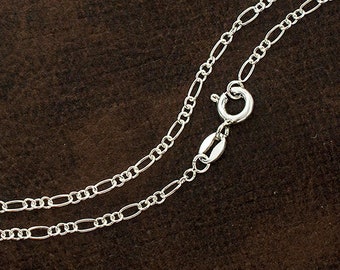 18 inches of 925 Sterling Silver Oval Link Chain , Necklace 2x4mm .  :th2696-18