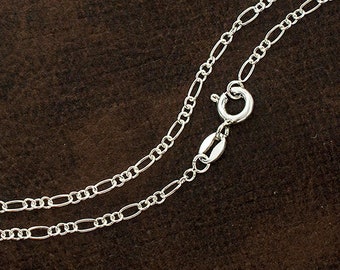 Colar com corrente oval de prata esterlina 925 de 16 polegadas (40,6 cm), 2 x 4 mm. :th2696-16