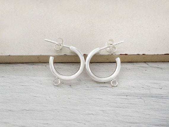 Sterling silver ear posts hotsell findings